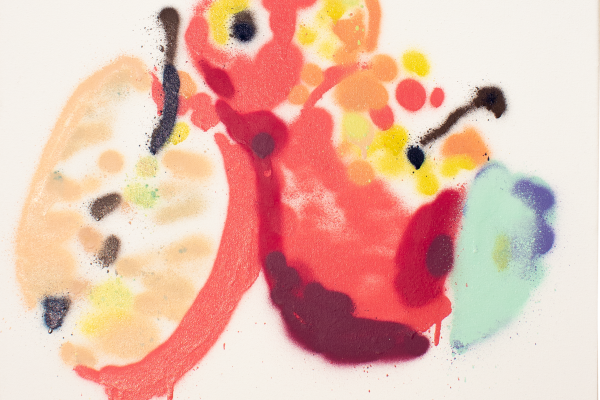 Apple // „One apple a day...“ / 2018 / Acrylic/Spray on canvas © Laurentius Sauer