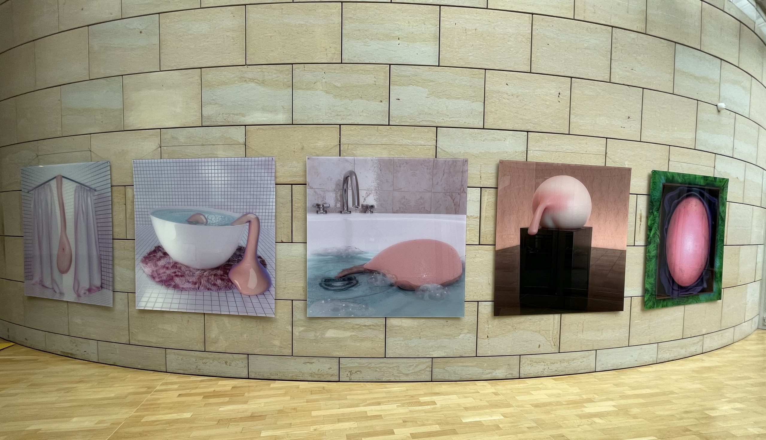 Veronika Simmeing, exhibition view 2021 Landtag Düsseldorf