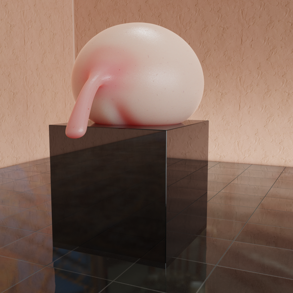 Veronika Simmering, pedestal 2021 print on acrylic glass 150 x150cm